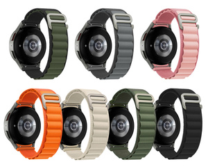 Correa de nailon para reloj Samsung <span class=keywords><strong>4</strong></span> 5 6 7 44mm 40mm reloj 5 Pro 45mm <span class=keywords><strong>Galaxy</strong></span> Watch6 <span class=keywords><strong>4</strong></span> <span class=keywords><strong>Classic</strong></span> <span class=keywords><strong>42</strong></span> 46mm bandas accesorios de reloj - Product Image 3