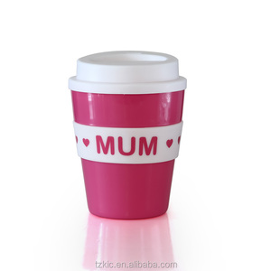 Tasse à café noir avec couvercle à vis, acier inoxydable, 356ML, avec bande de silicium - Product Image 4