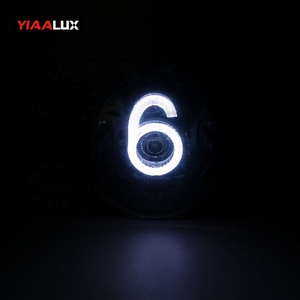 ไฟหน้า LED สีดำพร้อมโคมไฟหัว DRL สีขาวสำหรับ <span class=keywords><strong>Vespa</strong></span> <span class=keywords><strong>GTV</strong></span> 6 Sei giorni <span class=keywords><strong>125</strong></span> 250 300 - Product Image 4