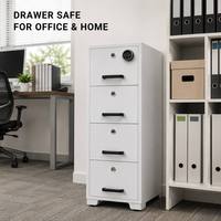 Cajonera de Oficina con Cerradura Electrónica, Cerraduras con Llave Individual y Almacenamiento de Archivos Clasificados