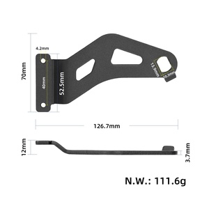 Support d'aile arrière gauche d'origine pour trottinette électrique Kukirin G4 Max, support de garde-boue, support de protection de roue, pièces de rechange - Product Image 2