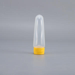 ขวดพลาสติก PP 100มล. ขนาดเล็กน่ารักใส่ง่ายพร้อมฝาปิดด้านบนสีเหลืองซอสมะเขือเทศบาร์บีคิวน้ำผึ้ง - Product Image 3