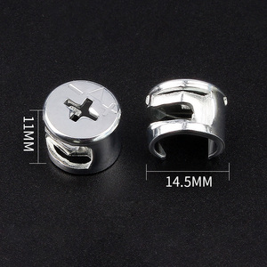 2 in 1 Fastener Furniture Accessories Iron <b>Cabinet</b> Hardware with Cam Fittings Wooden Connector Bolt Fixing <b>Lock</b> Screws - Product Image 4