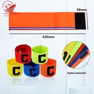Correa de brazalete ultrafina elástica transpirable patrón de letras de nailon baloncesto fútbol deportes Fitness muñequera brazo Velcro - Product Image 3