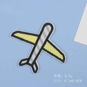 Concise Style Embroidered Three Color Plane Patches Applique - Product Image 4