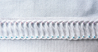 Nuevo Japón Jukis 7900 Tipo de cilindro Máquina de coser de enclavamiento superior e inferior Recorte de hilo automático Costura Suéter Polo Camisa