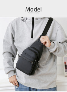 Tas Selempang Mini BSBH, Tas Dada, Kantong Tahan Air, Tas Pinggang, Tempat Ponsel untuk Pria Wanita, Olahraga, Bepergian - Product Image 4