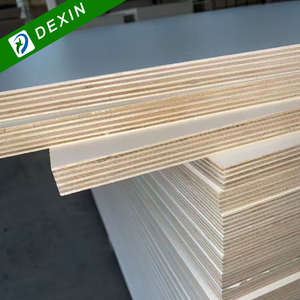 Precios al por Mayor de Madera Contrachapada Decorativa de Grado E1 de 4'x8', Madera Contrachapada de Teca de 11 Capas con Revestimiento de Melamina para Muebles de Oficina - Product Image 2