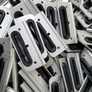 Accessoires de quincaillerie de <span class=keywords><strong>porte</strong></span> rapide au design moderne, boucle de sangle en alliage d'aluminium et <span class=keywords><strong>PVC</strong></span> à empilage <span class=keywords><strong>souple</strong></span> et durable, anneau de traction, vente en gros directe - Product Image 5