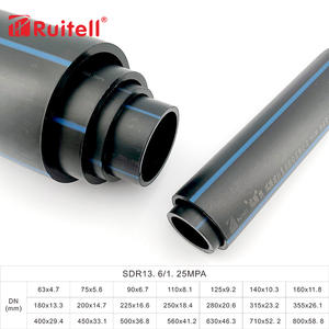 SDR13.6 PN12.5 600mm HDPE Pipe Matériau PE durable résistant aux tremblements de terre et flexible pour les villes côtières du Pacifique - Product Image 3