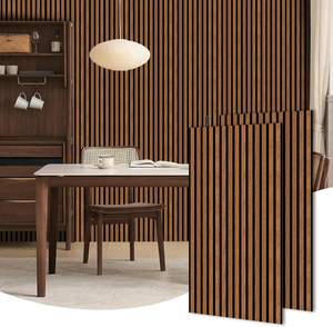 Solid Wood Classic Interior <b>Wall</b> Panels 3D Panel Soundproof Waterproof Minimalist Design EFS Brand 1 Year Warranty Household - Product Image 1