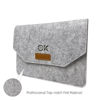 Nouvelle pochette élégante pour ordinateur portable en feutre de 14 pouces, étui pour ordinateur portable, pochette pour documents, avec feutre