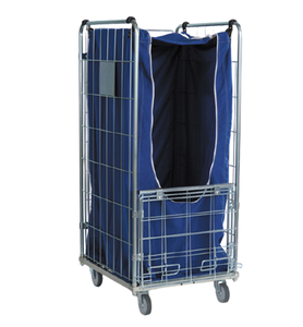 Lichte Wasserij Ziekenhuis <span class=keywords><strong>Trolley</strong></span> Rolkooi Met Rol Kooi Linnen Tas Hoes Inbrengen Functie - Product Image 6
