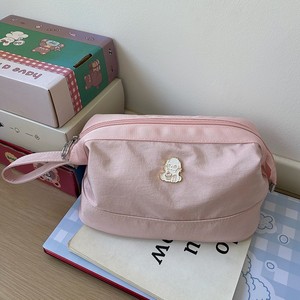 Bolsa de nailon impermeable para artículos de tocador, bolsa de almacenamiento de cosméticos con asa suave, color azul oxígeno, gran capacidad, para uso doméstico - Product Image 3