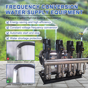 ระบบปั๊มเพิ่มแรงดันสูง 15 กิโลวัตต์ แบบหลายใบพัดแนวตั้ง ปั๊มน้ำแรงดันคงที่ - Product Image 2