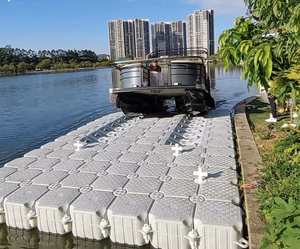 Plastic Modular <strong>Floating</strong> <strong>Dock</strong> Cubes Boat Lift Pontoon Hdpe <strong>Jet</strong> Ski Roller Platform - Product Image 2