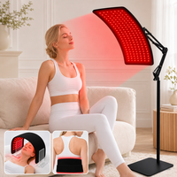 Lampe de luminothérapie rouge certifiée CE de qualité médicale, 168 LED, 850 nm, appareil de soulagement de la douleur pour le soin du corps, de la peau et du visage