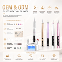 Vantrend Beauty Professional 35000RPM USB Oplaadbare Aluminium Pen-vormige Nagelboor met Aangepast Logo, Rechtstreeks van de Fabriek, Groothandel