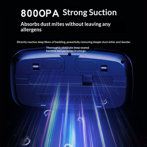 Aspiradora <span class=keywords><strong>de</strong></span> Mano Inalámbrica con Luz UV-C y Logotipo Personalizado, Aspiradora Potente para <span class=keywords><strong>Colchones</strong></span>, Elimina Polvo y Pelo <span class=keywords><strong>de</strong></span> Mascotas - Product Image 3