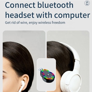 20M USB Colorful <strong>bluetooth</strong> 5.3 Audio Adapter Handsfree Car Kit 3.5Mm Aux Audio Receiver Wireless <strong>bluetooth</strong> <strong>Transmitter</strong> Receiver - Product Image 5