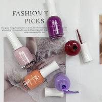 Oem Private Label Peel Off Moisture Vernis à ongles sec à l'air libre Vernis à ongles halal végétalien non toxique Vernis à ongles biologique à base d'eau