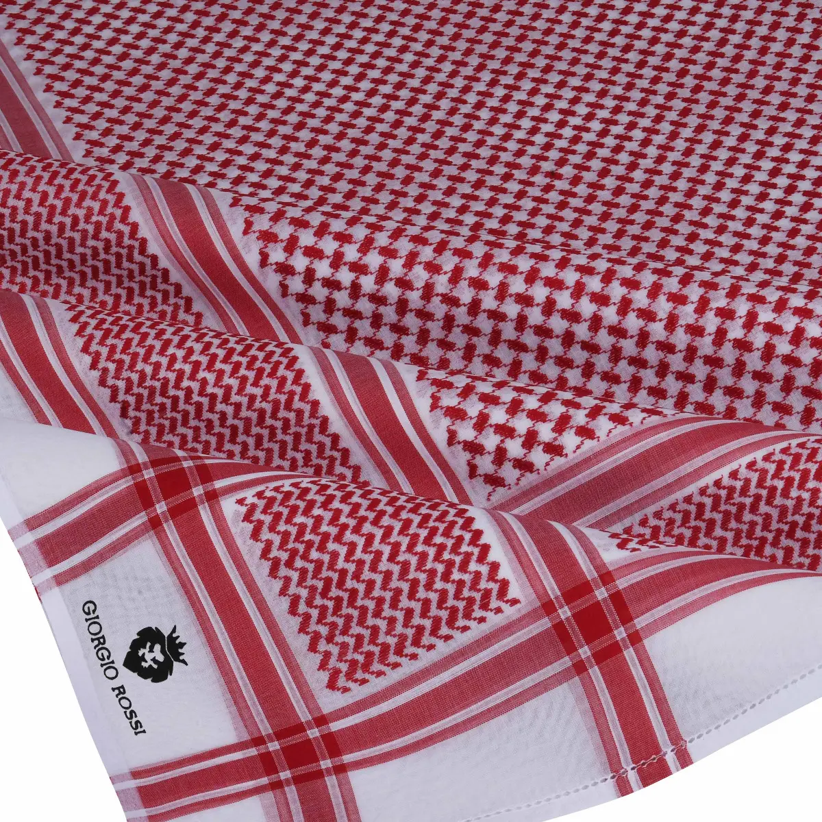 Muslimische Männer Red Arab Großer Schal Shemagh Designs Baumwolle Shemagh Kopftuch