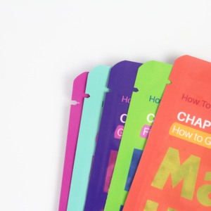 Tùy chỉnh thiết kế nhựa nắp kéo Mylar tái sử dụng dây kéo đứng lên Túi Gói cho mặt nạ y tế - Product Image 3