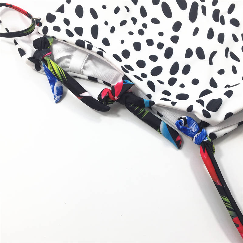 One-piece swimsuit wild leopard printed swimsuit custom swimwear sexy bikini