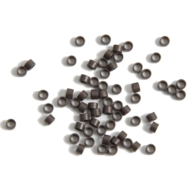 Cheap Aluminum Screw Thread Micro Ring Locks Hair Beads for Braids and I-tip Hair Extension Tools