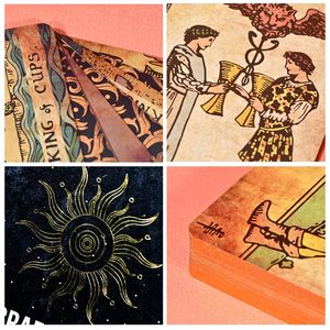 Tùy Chỉnh 78 Thẻ Tarot Bảng Trò Chơi Cảm Xúc Cờ Vua Và Bên Chiêm Tinh Học Định Mệnh Bói Toán Chơi Thẻ Cho Bói Toán Và Vui Vẻ - Product Image 6