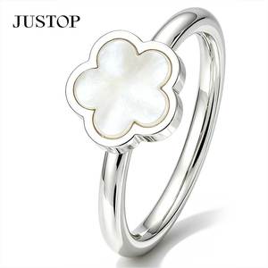 JUSTOP Stainless Steel <b>Ring</b> 925 Silver Plated Geometric Mesh Unisex Modern Fashion Jewelry Daily Wear <b>Plain</b> Band <b>Ring</b> - Product Image 2