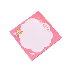 2024 Kawaii Sticky Notepad Memo Pads Office School Stationery Adhesive Stickers Posted it Sticky Note Pad Custom