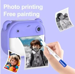Cámara de impresión térmica digital para niños con 13 rollos de papel de impresión Juguete de foto instantánea para niños Incluyendo tipo de medios MicroSD - Product Image 4