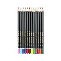 FLOWood – Crayons de couleur professionnels 12 couleurs, crayons de couleur personnalisés pour enfants, artistes, peinture, dessin, papeterie, vente en gros