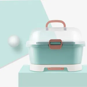 Portable Baby Feeding Bottle Storage Box Drying Rack Bottle Box