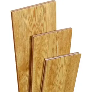 Suelo de Mdf de 8mm, suelo de tablones de vinilo con bloqueo de clic, suelo laminado de madera impermeable