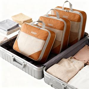 Set di 6 Borse <span class=keywords><strong>Organizer</strong></span> per Valigie Ecologiche in Poliestere per Viaggi e Bagagli - Product Image 2