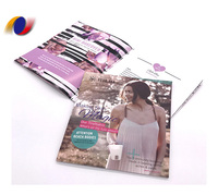 Impression personnalisée publicité livre cousu à la selle livret personnalisé catalogue impression magazine couleur impression de brochures