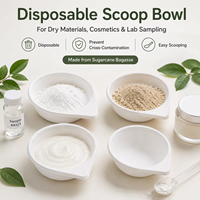 Bol à sauce en bagasse de canne à sucre biodégradable à faible impact pour pique-nique en extérieur et emballage alimentaire