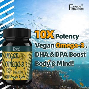 Suplemento de Aceite de Algas en Cápsulas Blandas, Venta Caliente, Apoya la Salud del Corazón, Cerebro y Articulaciones para Hombres y Mujeres - Product Image 2