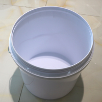 Kemasan Pelumas 10L, Tong Logam dengan Gagang Plastik, Ember Cat Tertutup 10 Liter