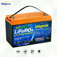 Batterie LiFePO4 haute capacité 24V 150AH Grade A 6000+ cycles pour voiturette de golf avec CAN Bus, BMS intelligent, connecteur Anderson, CE RoHS IP67, OEM ODM