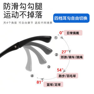 Montura de Gafas Rectangulares Guoda Optics 5032, Montura Completa, Lentes de Resina, Diseño Cómodo Unisex - Product Image 4