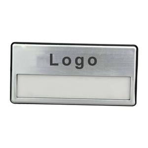 Mıknatıs eki özelleştirilmiş kimlik kazınmış çalışan kişiselleştirilmiş adı etiketi rozeti yaka <span class=keywords><strong>Pin</strong></span> - Product Image 4