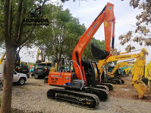 Excavadora de segunda mano con orugas hidráulicas en condiciones de funcionamiento Hitachi, barata y usada, de segunda mano, de la marca Hitachi, en el estado de funcionamiento, de la mano - Product Image 2