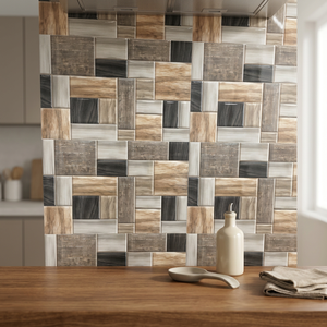 Carreaux muraux en céramique rustique mat 300x600mm avec finition numérique effet relief pour usage extérieur résistant aux acides - Product Image 2