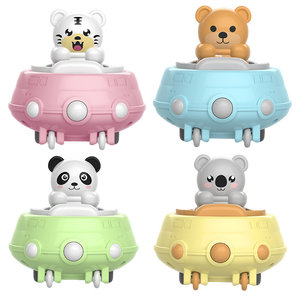 Cartone animato a inerzia di collisione di espulsione di auto giocattolo <span class=keywords><strong>per</strong></span> animali domestici stallo di piccoli autoscontri <span class=keywords><strong>per</strong></span> animali domestici - Product Image 1