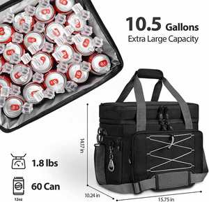 <b>Large</b> Leakproof Cooler <b>Bag</b> for Camping <b>Beach</b> Grocery Shopping-Soft Cans Kayak Cooler - Product Image 5