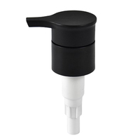 Fournisseurs de pompes Pompe à lotion noire mate 28/410 Bouteille de shampooing Couvercles Pp