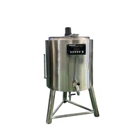 Machine professionnelle de fabrication de yaourt 100L, machine de pasteurisation pour jus, liquides d'œufs et lait de chamelle
